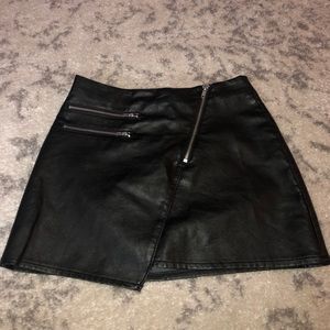 H&M leather skirt